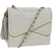 Chanel Vintage Pre-owned Laeder chanel-vskor White, Dam