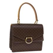 Celine Vintage Pre-owned Laeder handvskor Brown, Dam