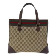 Gucci Vintage Pre-owned Laeder handvskor Beige, Dam