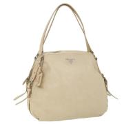 Prada Vintage Pre-owned Laeder prada-vskor Beige, Dam