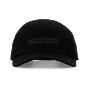 Z Zegna Lyxig Cashmere Baseball Cap Black, Herr