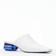 Balenciaga Vintage Pre-owned Laeder mules White, Dam