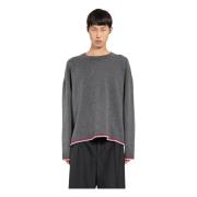 Diomene Dove Crewneck Sweater Gray, Herr