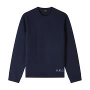 A.p.c. Ull Edward Jumper Blue, Herr