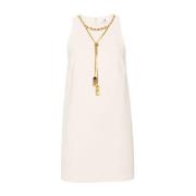 Elisabetta Franchi Vit Klänning Aw24 Dammode White, Dam