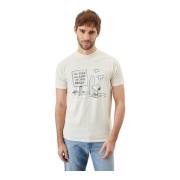 Roy Roger's Kortärmad T-shirt White, Herr