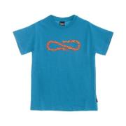 Propaganda Flame Logo Tee Turquoise T-Shirt Blue, Herr