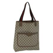 Gucci Vintage Pre-owned Laeder totevskor Beige, Dam