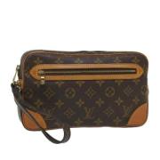 Louis Vuitton Vintage Pre-owned Canvas kuvertvskor Brown, Dam