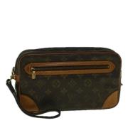 Louis Vuitton Vintage Pre-owned Canvas kuvertvskor Brown, Dam