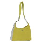 Prada Vintage Pre-owned Nylon prada-vskor Yellow, Dam