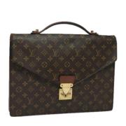 Louis Vuitton Vintage Pre-owned Canvas portfljer Brown, Dam