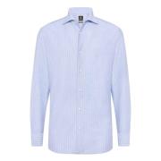 Boggi Milano Regular Fit Bomull Jersey Pikétröja Blue, Herr