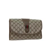 Gucci Vintage Pre-owned Canvas gucci-vskor Beige, Dam