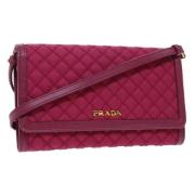 Prada Vintage Pre-owned Nylon plnbcker Pink, Dam