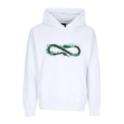 Propaganda Fire Logo Hoodie Vit White, Herr