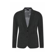 C.Ro Klassisk Blazer med Stora Sidofickor Gray, Dam