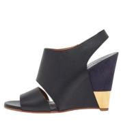 Chloé Pre-owned Pre-owned Laeder sandaler Black, Dam