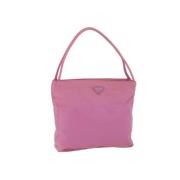 Prada Vintage Pre-owned Nylon prada-vskor Pink, Dam