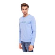 Gaudi Rundhalsad sweatshirt Blue, Herr