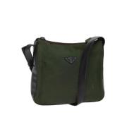 Prada Vintage Pre-owned Nylon prada-vskor Green, Dam