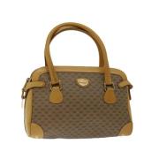 Gucci Vintage Pre-owned Canvas handvskor Beige, Dam