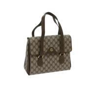 Gucci Vintage Pre-owned Canvas gucci-vskor Beige, Dam