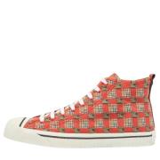 Burberry Vintage Pre-owned Canvas sneakers Red, Herr