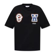 Off White Logo T-shirt Black, Herr