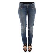 Ermanno Scervino Bl Slim-Fit Denim Jeans Blue, Dam