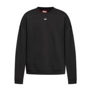 Diesel Svart Sweatshirt Aw24 Black, Herr