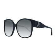 Jimmy Choo Svarta Fyrkantiga Gradient Solglasögon Black, Dam