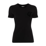 Just Cavalli Svarta T-shirts & Polos för kvinnor Black, Dam