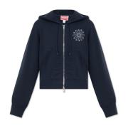 Kenzo Sweatshirt med logotyp Blue, Dam