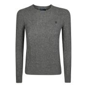 Ralph Lauren Julianna Crewneck Sweater Gray, Dam