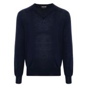 Tom Ford Stiliga Sweater Kollektion Blue, Herr