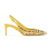 Dolce & Gabbana Elegant Slingback Pumps Yellow, Dam