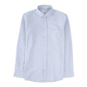 Hartford Heathered Flanellskjorta Blue, Herr