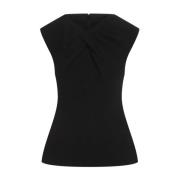 Jil Sander Svart Topplagg för Kvinnor Aw24 Black, Dam