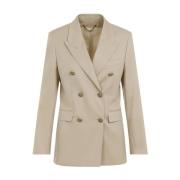 Golden Goose Neutral Blazer för Kvinnor Aw24 Beige, Dam