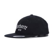 Carhartt Wip Platt skärmkeps svart/vit bomull Black, Herr