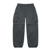 Supreme Svarta Cargo Zip-Off Byxor Begränsad Upplaga Black, Herr