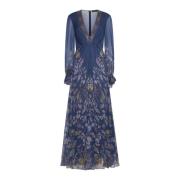 Etro Elegant Klänningar Kollektion Blue, Dam