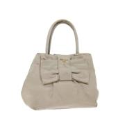 Prada Vintage Pre-owned Nylon prada-vskor Beige, Dam