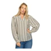 2-Biz Randig Blus Ivette.Ea24 Multicolor, Dam