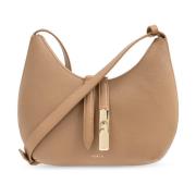 Furla Axelväska Goccia Liten Beige, Dam