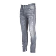 Dsquared2 Slim Stretch Destroy Skater Jeans Gray, Herr