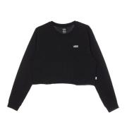 Vans Svart Långärmad Crop T-shirt Black, Dam