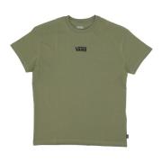 Vans Grön Oversized Tee med V Broderi Green, Dam