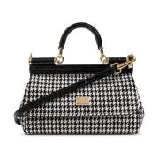 Dolce & Gabbana Axelväska Liten Sicilien Black, Dam